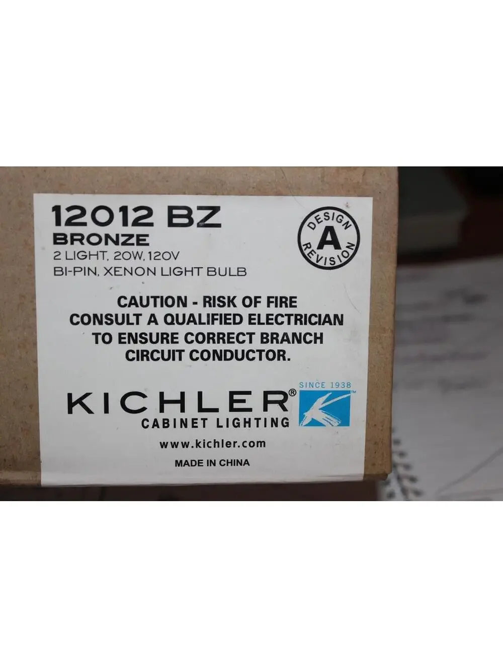 Kichler TaskWork Direct Wire 2 Light 12.25